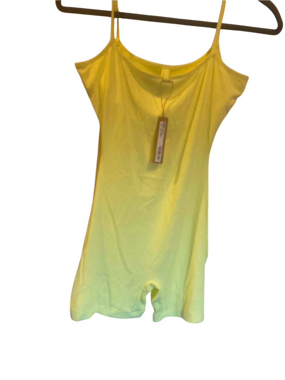 NWT Skims Soft Lounge Scoop Onesie Size Small LEMONADE